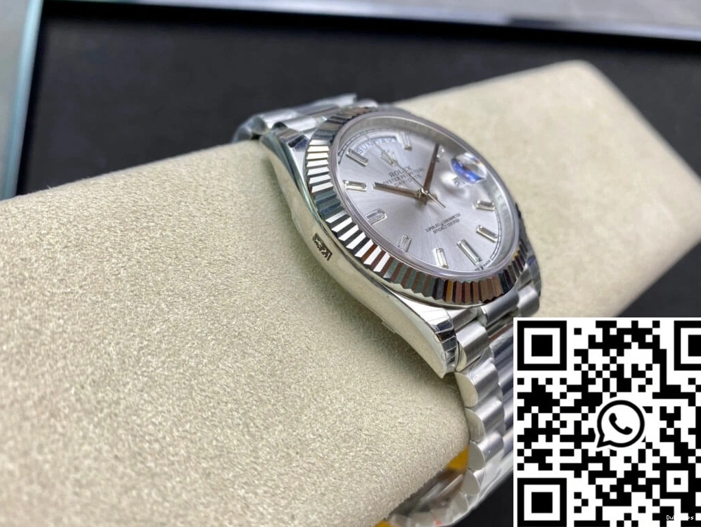 Factory Dial Day Date EW Silver Rolex M228239-0003 0207